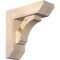 Ekena Millwork Imperial Slat Smooth Bracket w/ Offset Brace, Douglas Fir, 5 1/2"W x 16"D x 16"H BKT0604X16X16IMP06SDF - alternate 1
